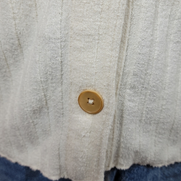 Madewell Mixed Button Ribbed Polo Perfect Summer Tank Size Small - Picture 6 of 12
